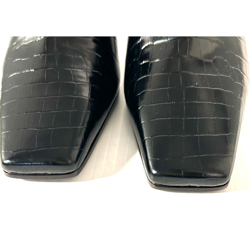 Bottega Veneta Black Lewis Leather Heels Pumps 39.5 $1,550 Gorgeous! NEW - Picture 7 of 16